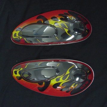 GTS Flame Taillight Covers