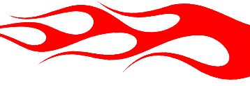 Front Door Flame Decal