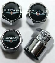 Chrysler Black Valve Caps